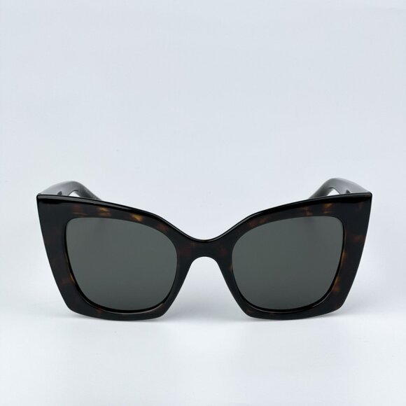 Saint Laurent SL552 008 BRAND NEW Sunglasses Havana Grey Cat Eye Women - Picture 6 of 14